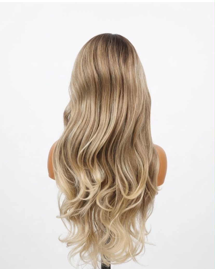 Piano curls blended  transparent lace 13*4 28inch Stock R700