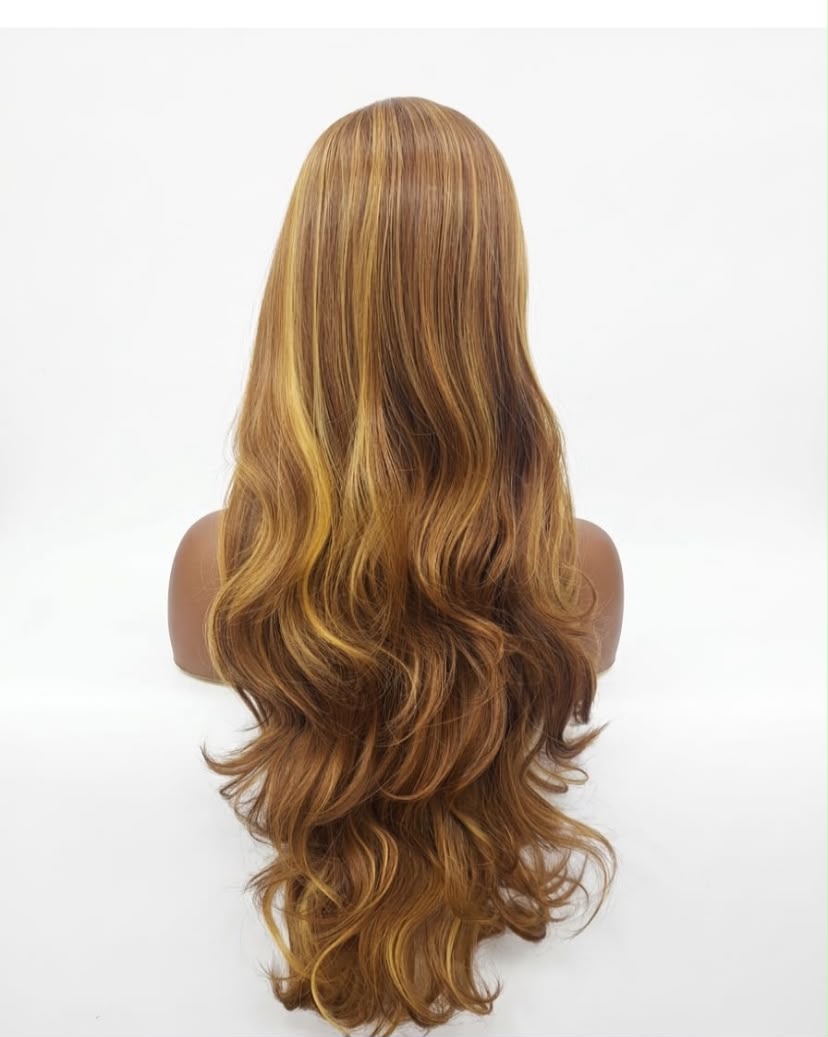 Piano curls blended  transparent lace 13*4 28inch Stock R700